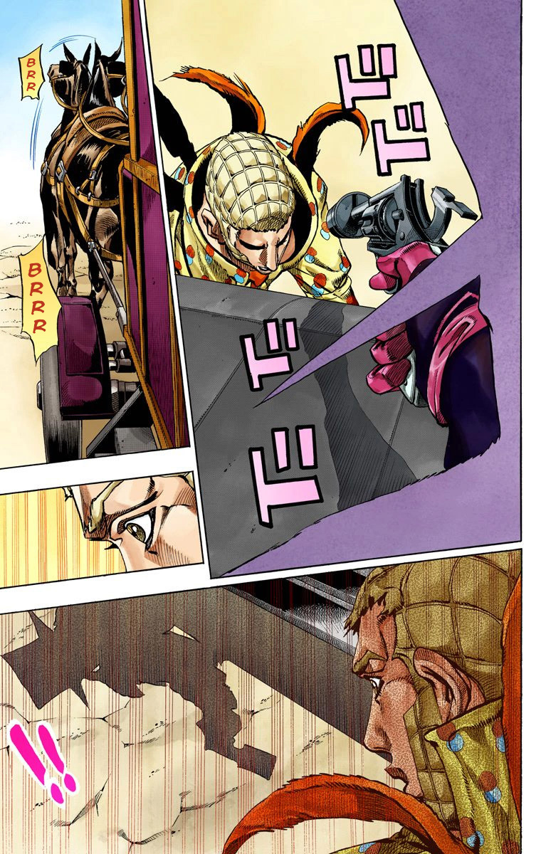 Read JoJo's Bizarre Adventure Part 7 Steel Ball Run Official Colored FR Manga Online