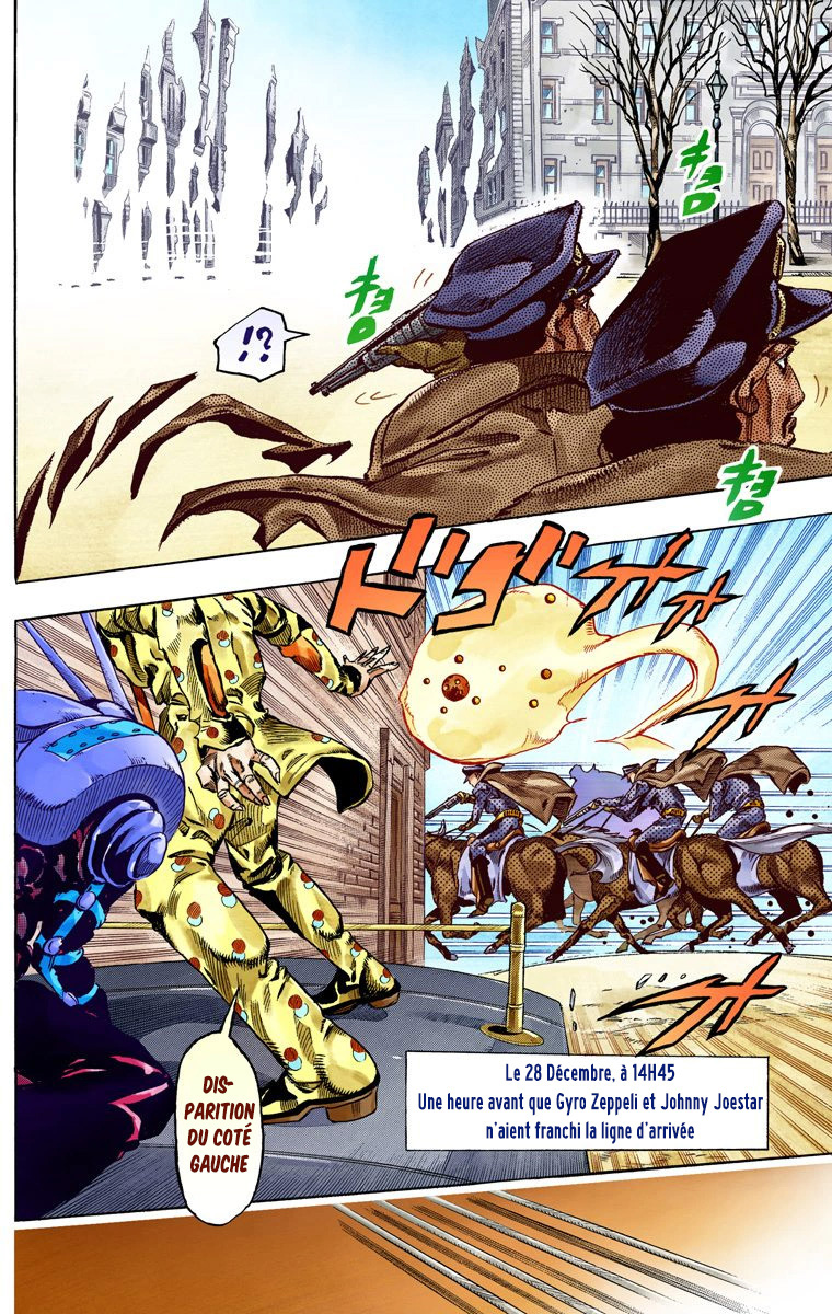 Read JoJo's Bizarre Adventure Part 7 Steel Ball Run Official Colored FR Manga Online