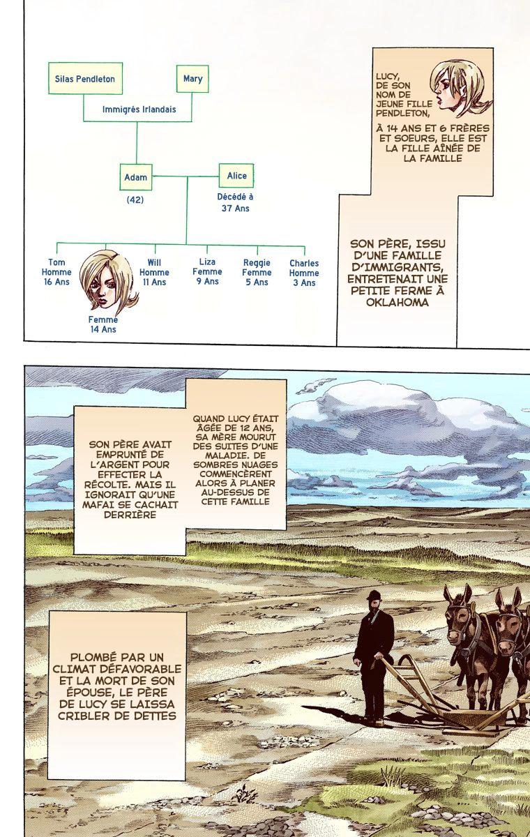 Read JoJo's Bizarre Adventure Part 7 Steel Ball Run Official Colored FR Manga Online