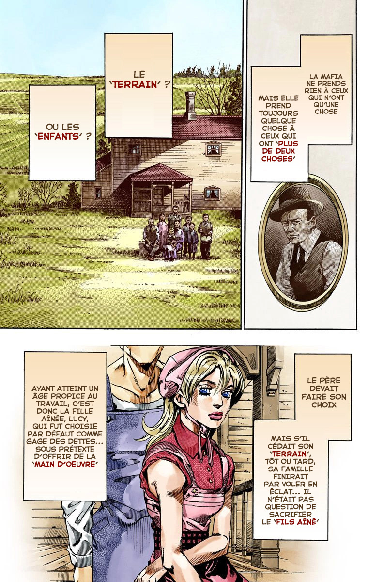 Read JoJo's Bizarre Adventure Part 7 Steel Ball Run Official Colored FR Manga Online