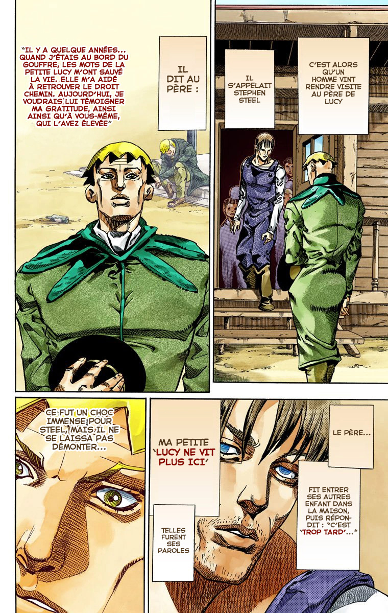 Read JoJo's Bizarre Adventure Part 7 Steel Ball Run Official Colored FR Manga Online