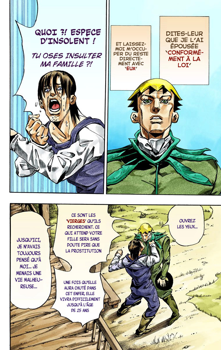 Read JoJo's Bizarre Adventure Part 7 Steel Ball Run Official Colored FR Manga Online