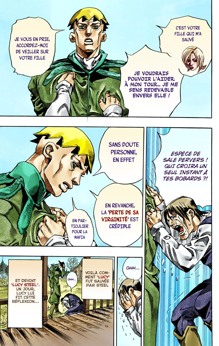 Read JoJo's Bizarre Adventure Part 7 Steel Ball Run Official Colored FR Manga Online