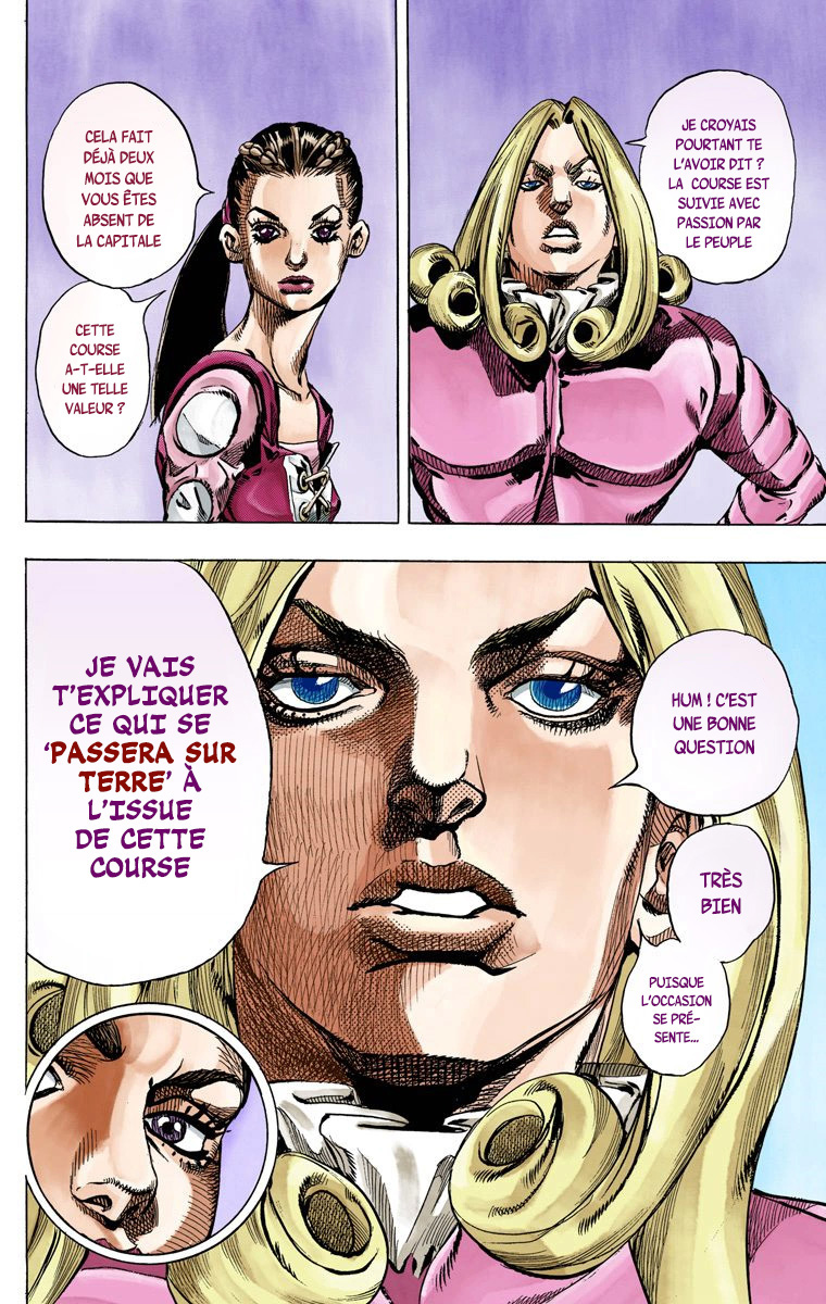 Read JoJo's Bizarre Adventure Part 7 Steel Ball Run Official Colored FR Manga Online