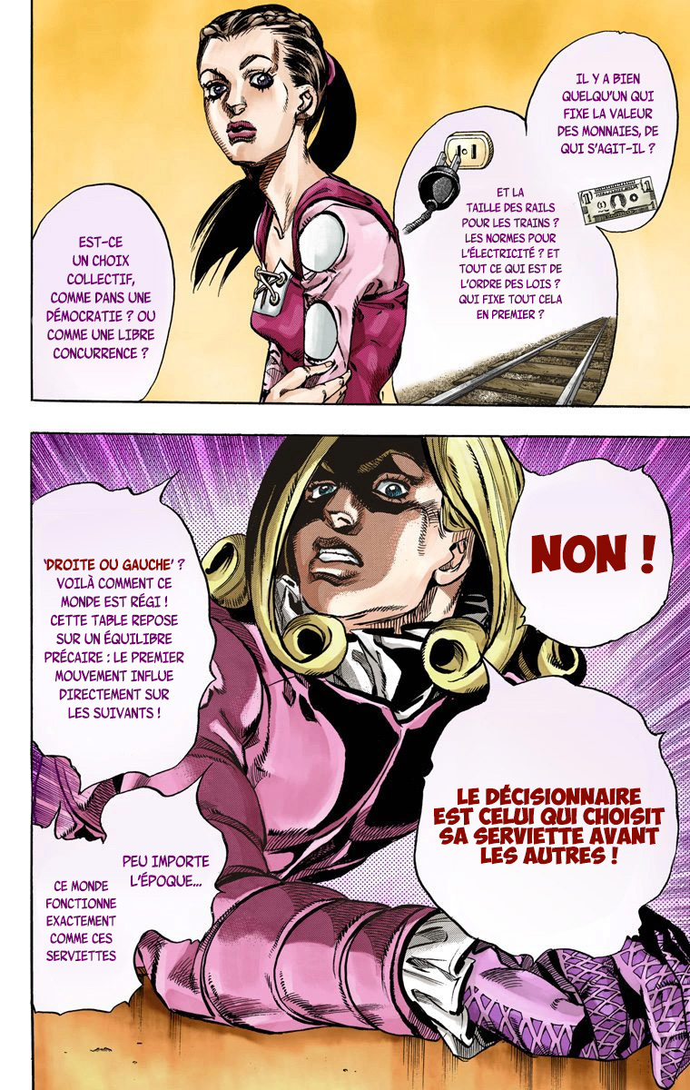 Read JoJo's Bizarre Adventure Part 7 Steel Ball Run Official Colored FR Manga Online