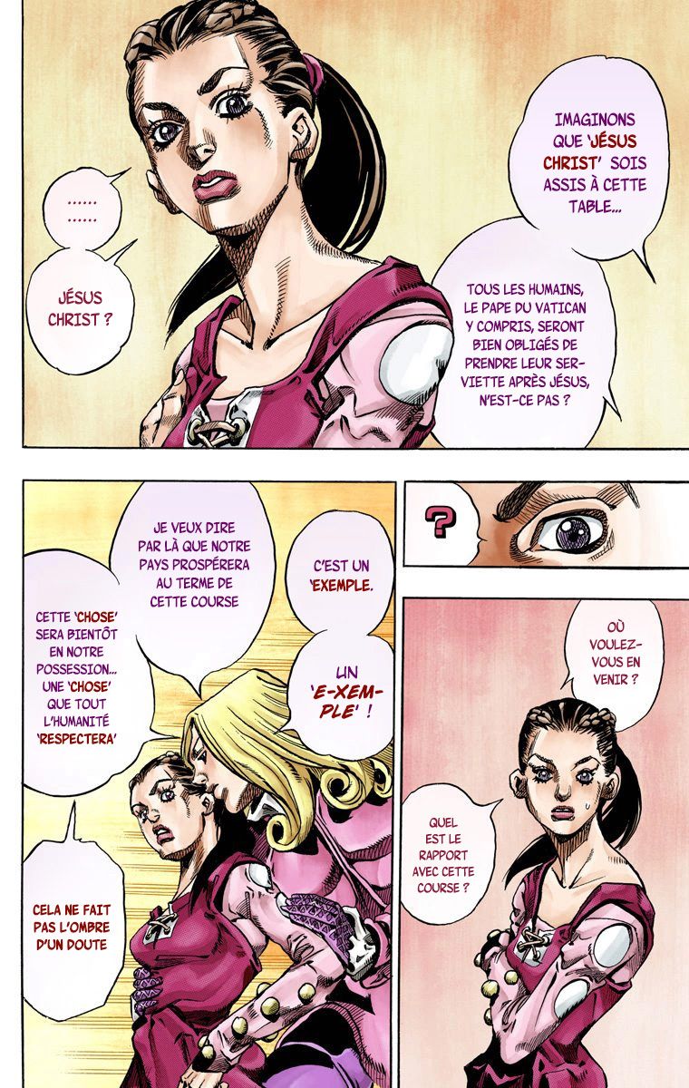 Read JoJo's Bizarre Adventure Part 7 Steel Ball Run Official Colored FR Manga Online
