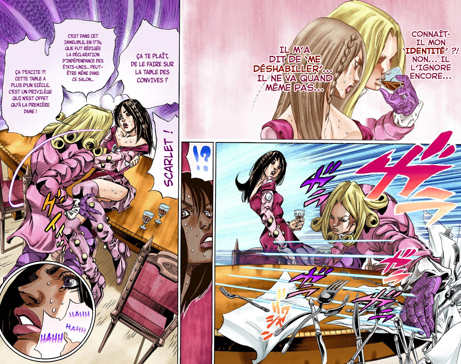 Read JoJo's Bizarre Adventure Part 7 Steel Ball Run Official Colored FR Manga Online