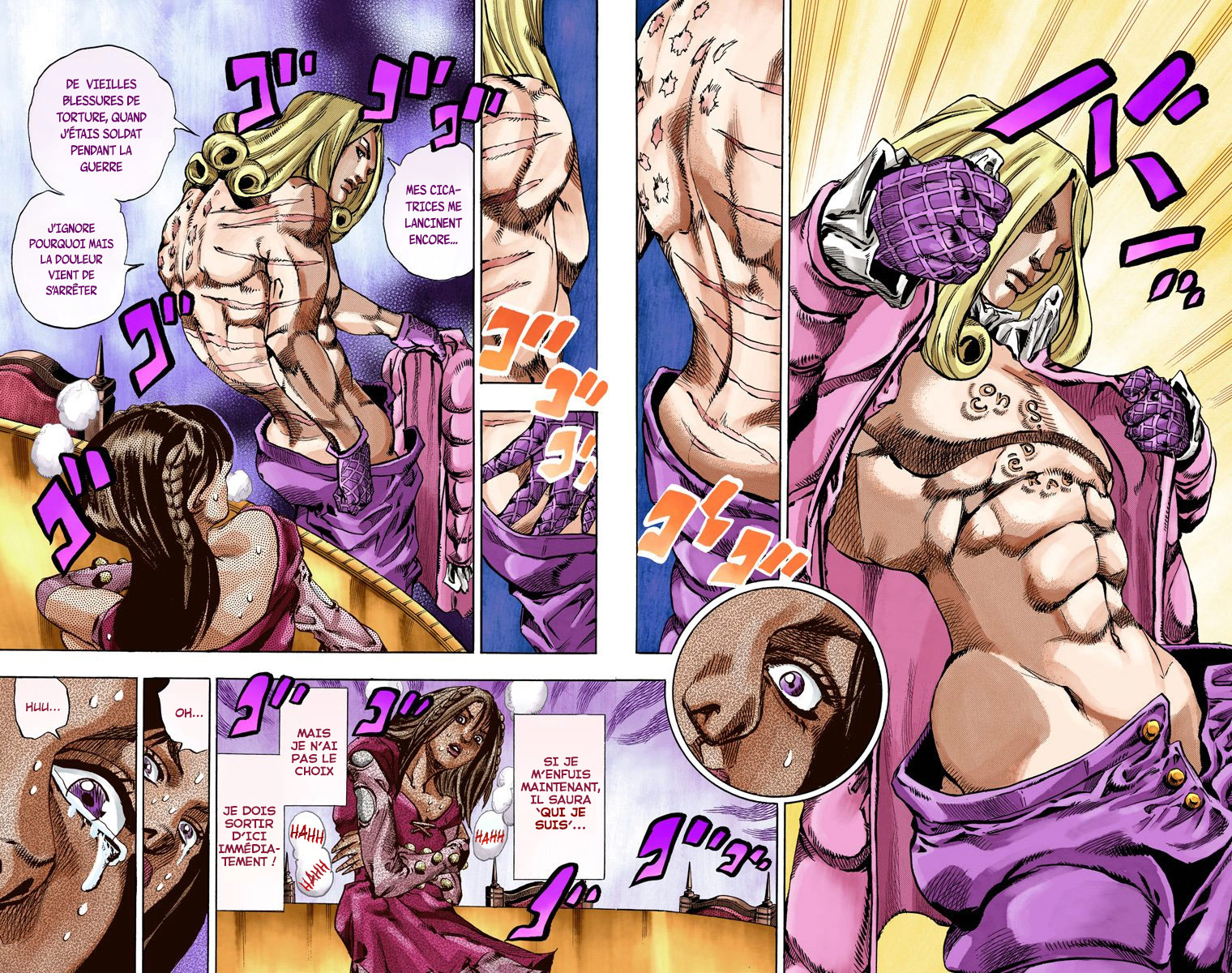 Read JoJo's Bizarre Adventure Part 7 Steel Ball Run Official Colored FR Manga Online