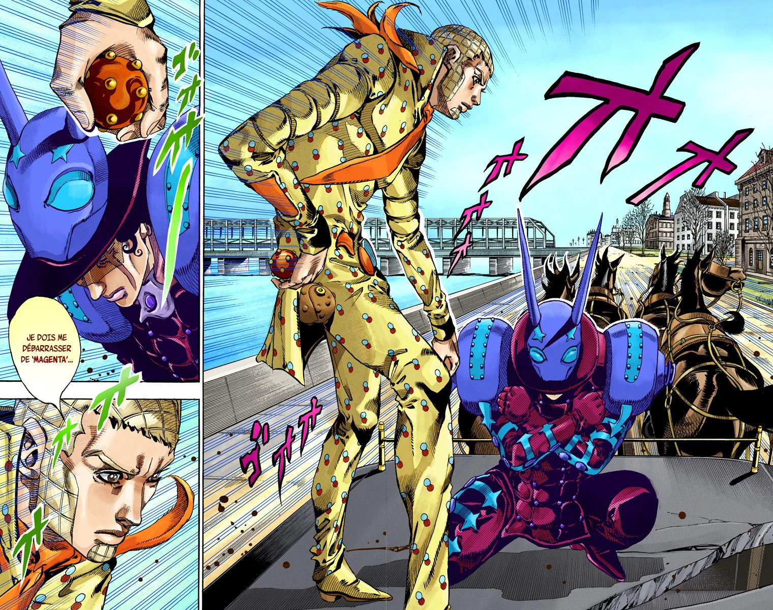 Read JoJo's Bizarre Adventure Part 7 Steel Ball Run Official Colored FR Manga Online