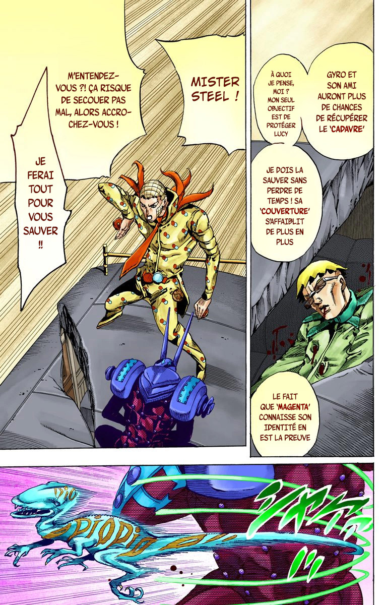 Read JoJo's Bizarre Adventure Part 7 Steel Ball Run Official Colored FR Manga Online