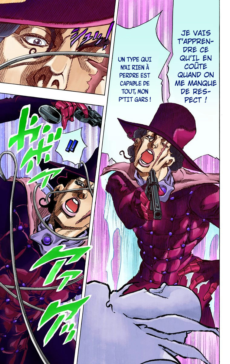 Read JoJo's Bizarre Adventure Part 7 Steel Ball Run Official Colored FR Manga Online