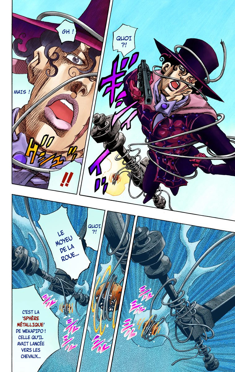 Read JoJo's Bizarre Adventure Part 7 Steel Ball Run Official Colored FR Manga Online