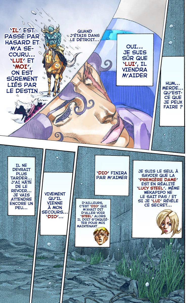 Read JoJo's Bizarre Adventure Part 7 Steel Ball Run Official Colored FR Manga Online
