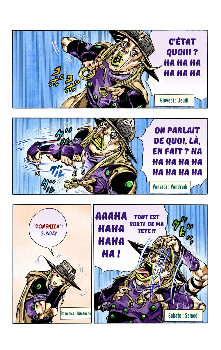 Read JoJo's Bizarre Adventure Part 7 Steel Ball Run Official Colored FR Manga Online