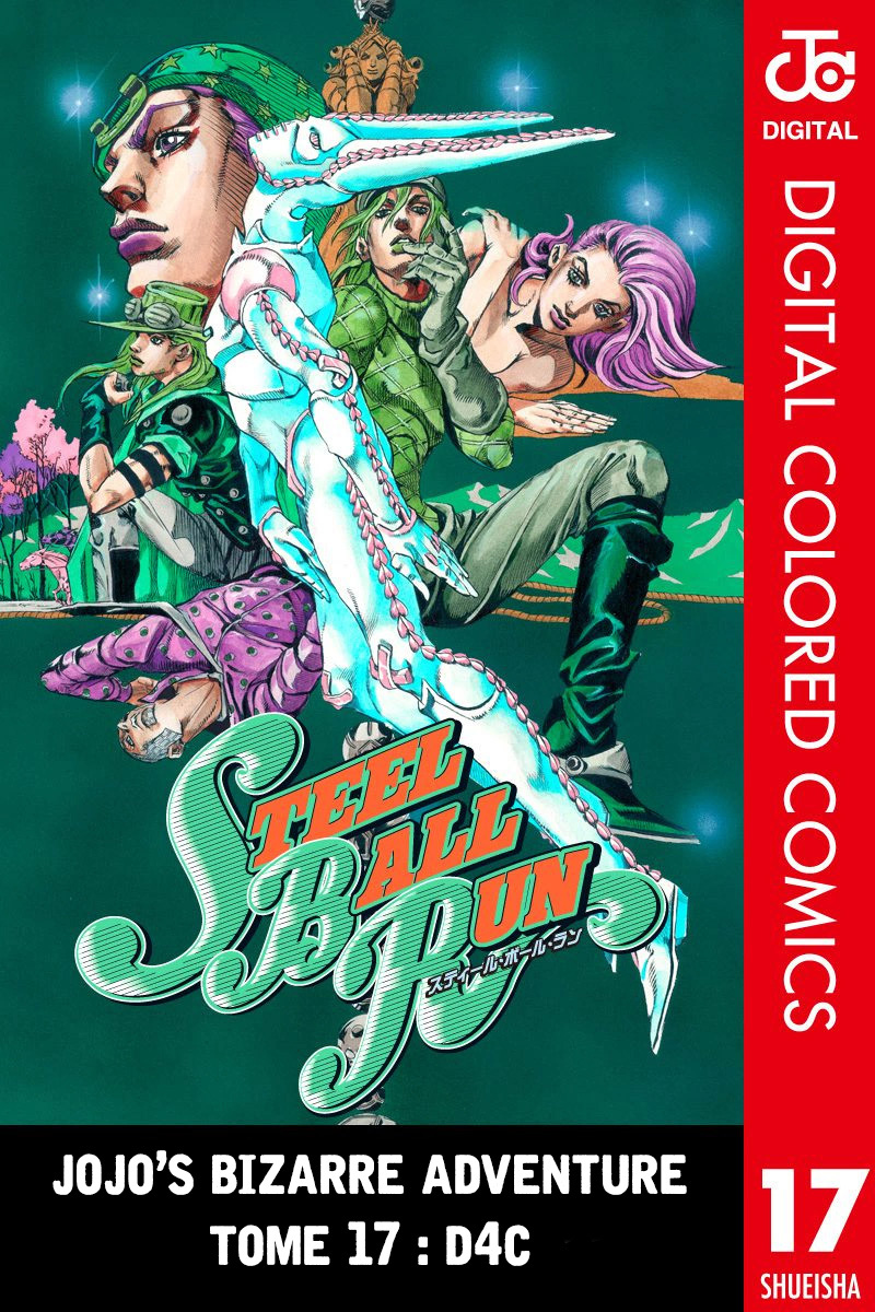 Read JoJo's Bizarre Adventure Part 7 Steel Ball Run Official Colored FR Manga Online
