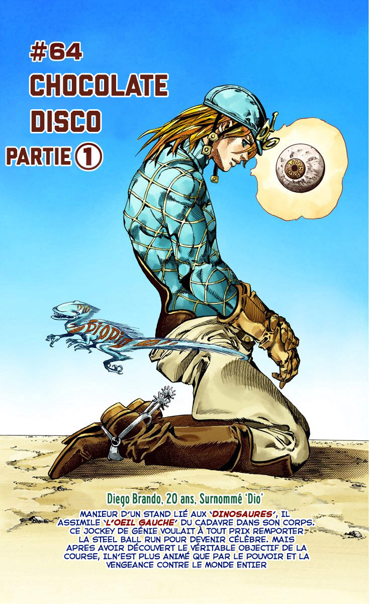 Read JoJo's Bizarre Adventure Part 7 Steel Ball Run Official Colored FR Manga Online