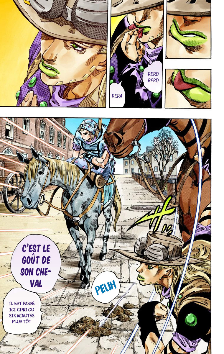 Read JoJo's Bizarre Adventure Part 7 Steel Ball Run Official Colored FR Manga Online