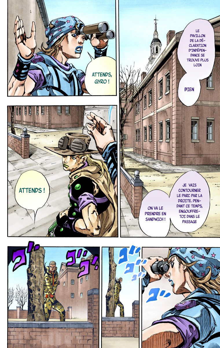 Read JoJo's Bizarre Adventure Part 7 Steel Ball Run Official Colored FR Manga Online