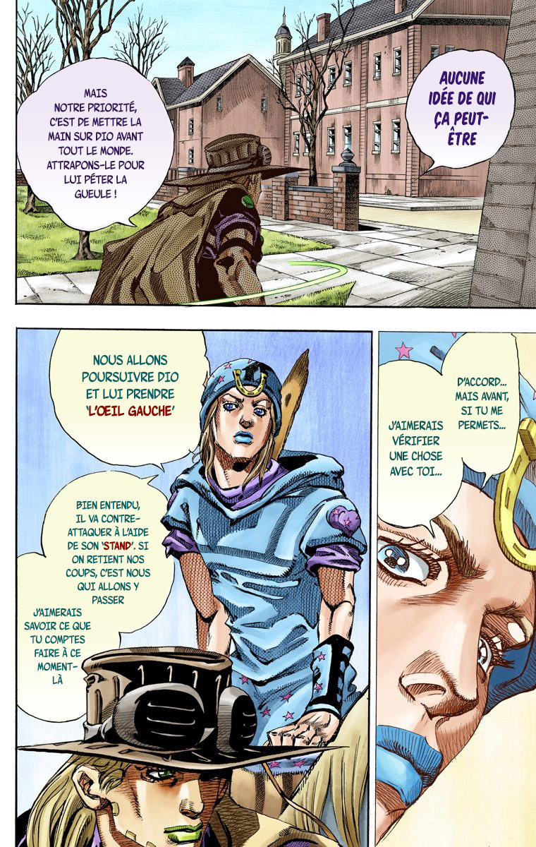 Read JoJo's Bizarre Adventure Part 7 Steel Ball Run Official Colored FR Manga Online