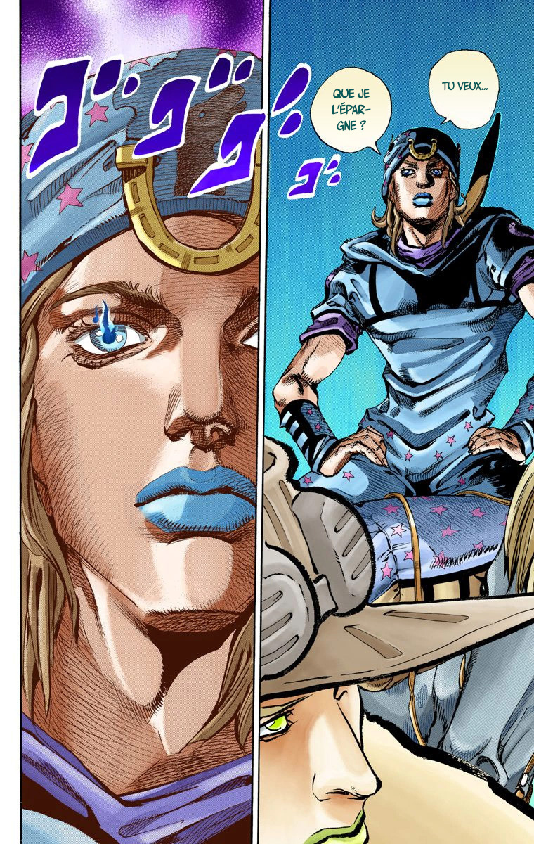 Read JoJo's Bizarre Adventure Part 7 Steel Ball Run Official Colored FR Manga Online