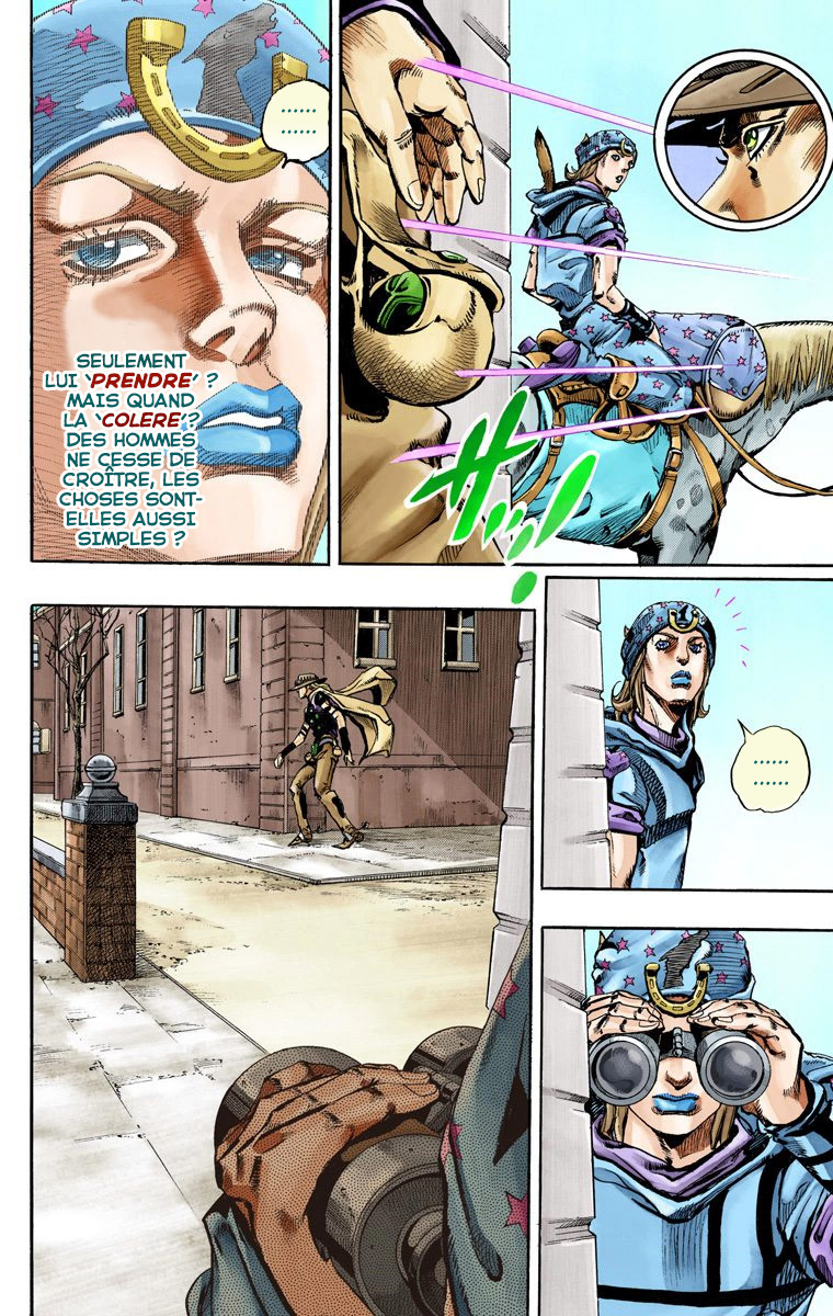 Read JoJo's Bizarre Adventure Part 7 Steel Ball Run Official Colored FR Manga Online