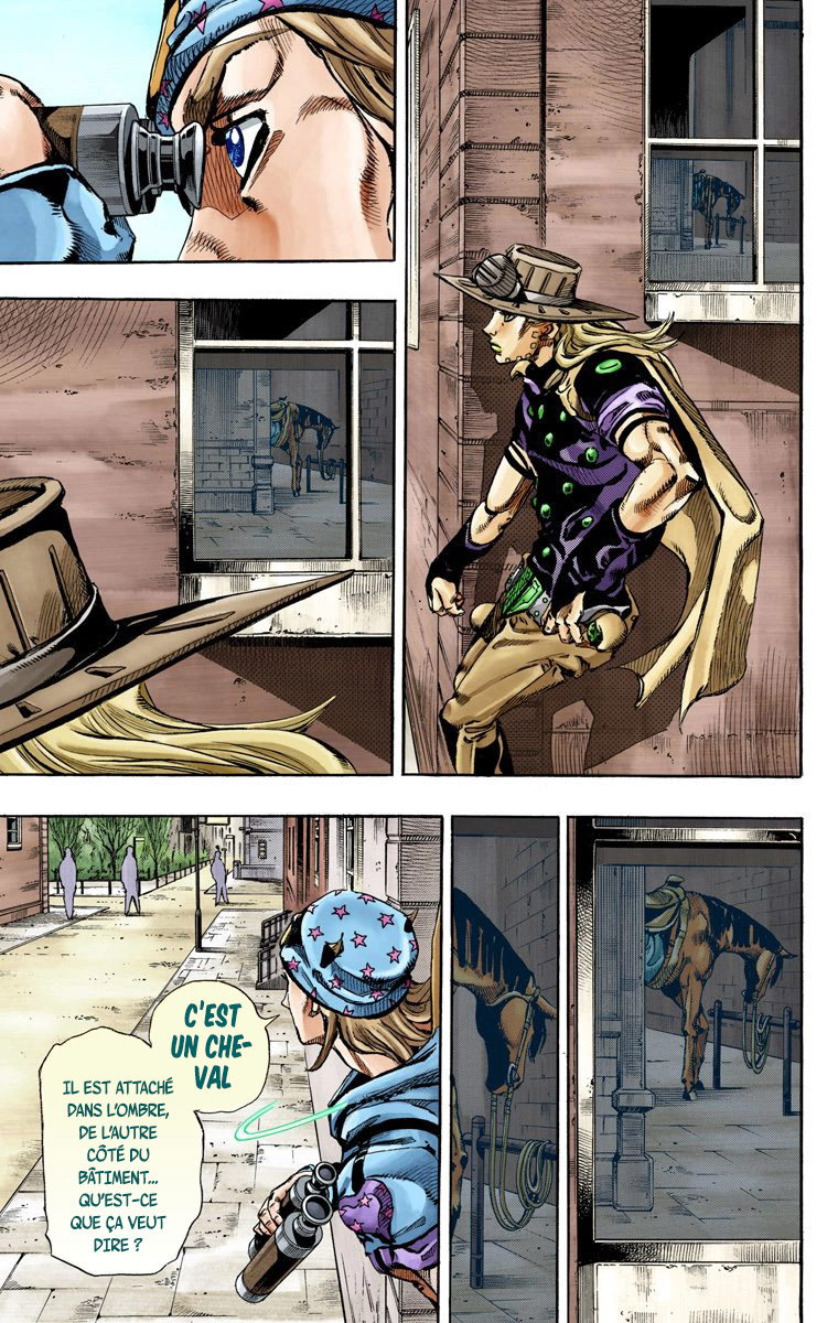 Read JoJo's Bizarre Adventure Part 7 Steel Ball Run Official Colored FR Manga Online