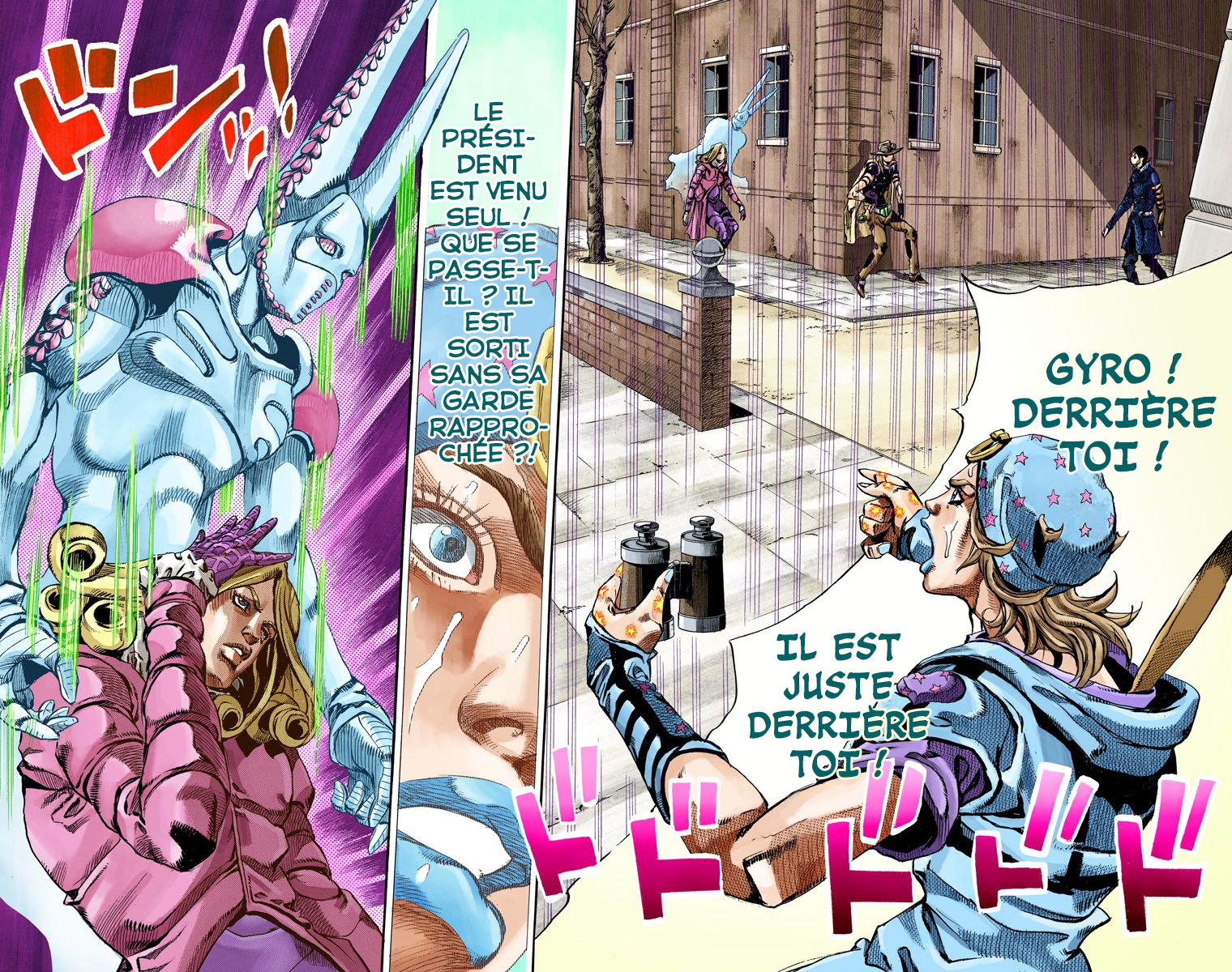 Read JoJo's Bizarre Adventure Part 7 Steel Ball Run Official Colored FR Manga Online