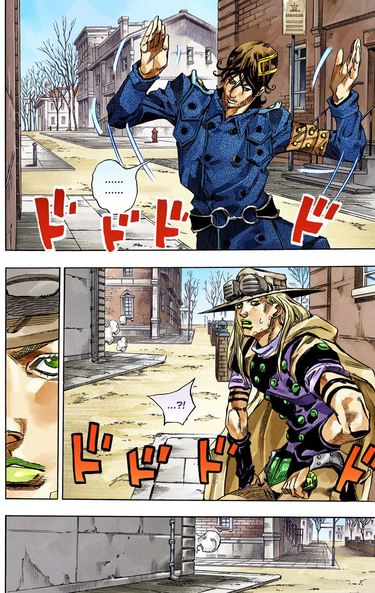 Read JoJo's Bizarre Adventure Part 7 Steel Ball Run Official Colored FR Manga Online