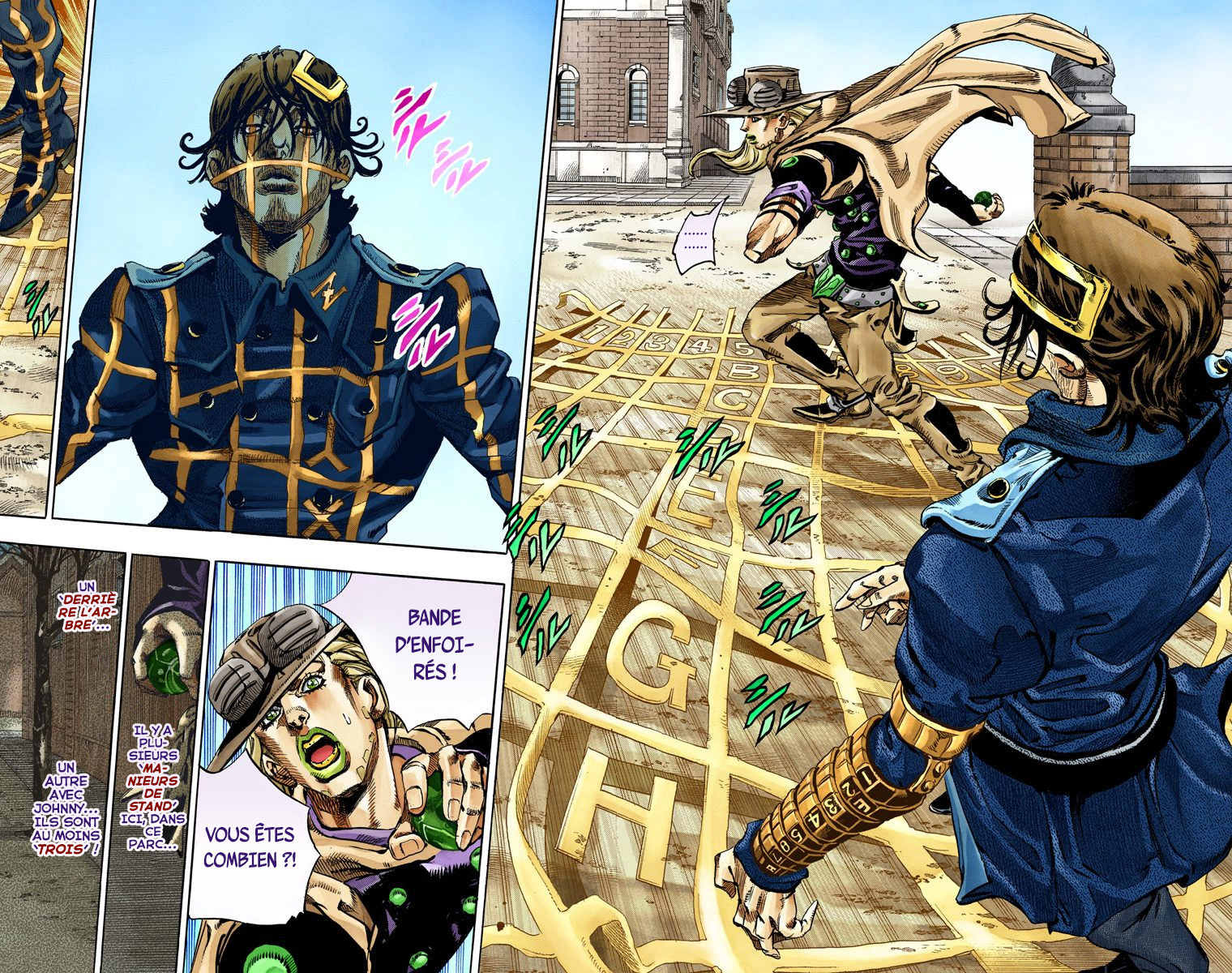 Read JoJo's Bizarre Adventure Part 7 Steel Ball Run Official Colored FR Manga Online