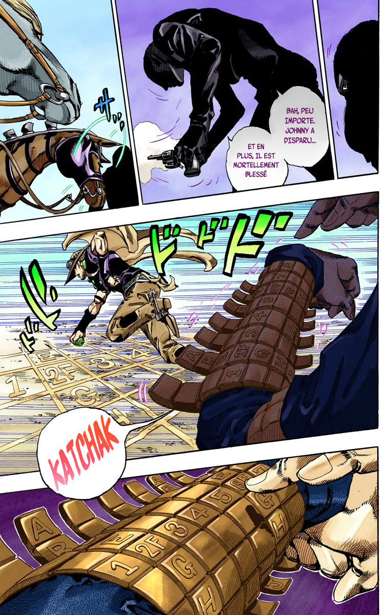 Read JoJo's Bizarre Adventure Part 7 Steel Ball Run Official Colored FR Manga Online