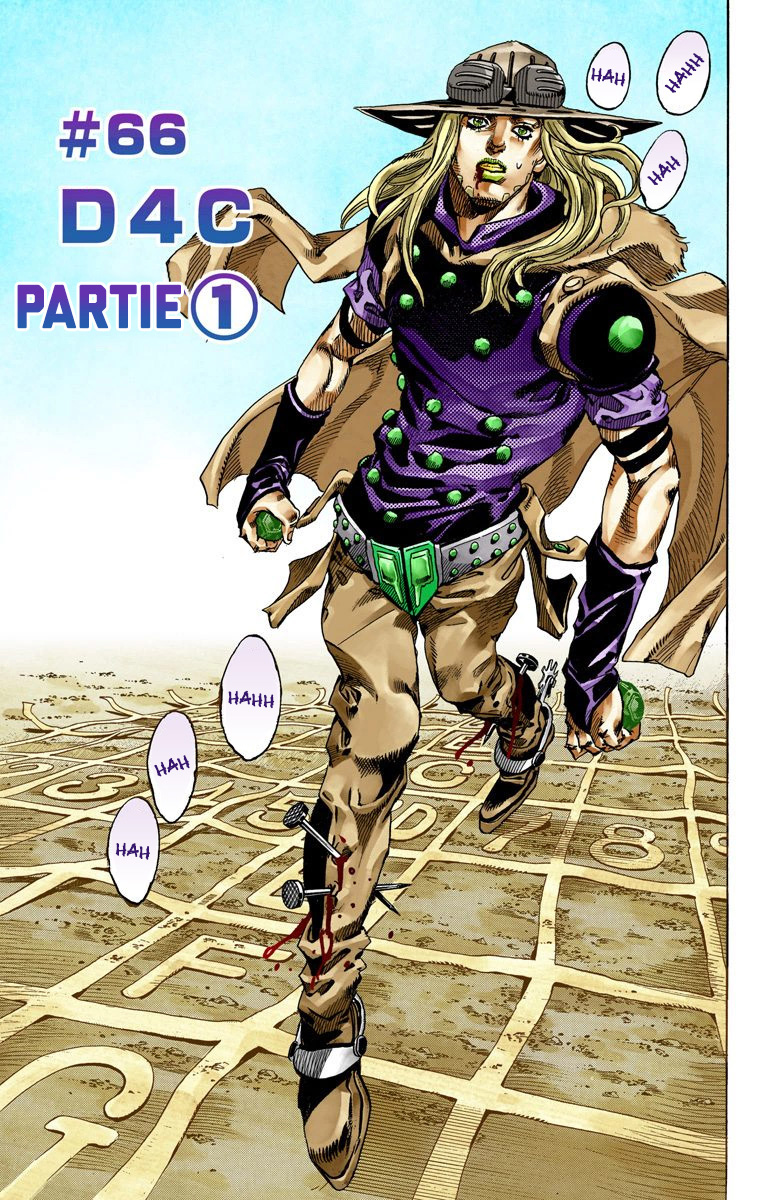 Read JoJo's Bizarre Adventure Part 7 Steel Ball Run Official Colored FR Manga Online