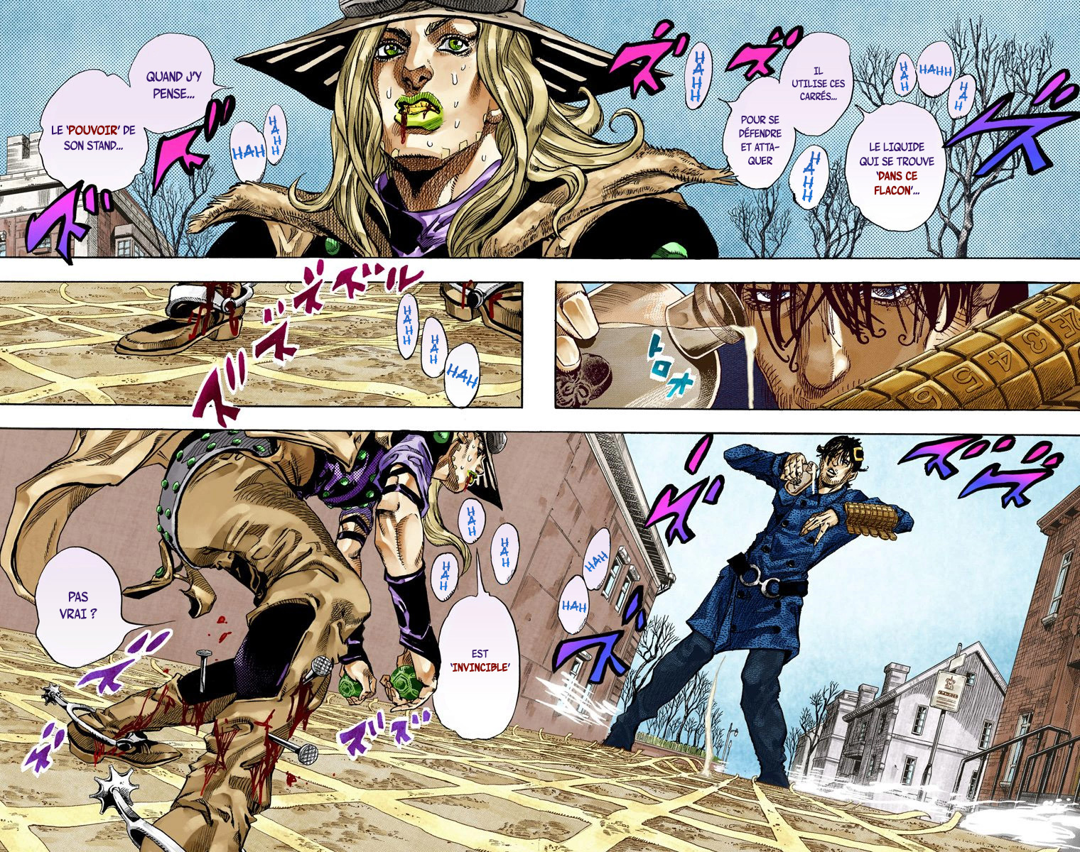 Read JoJo's Bizarre Adventure Part 7 Steel Ball Run Official Colored FR Manga Online