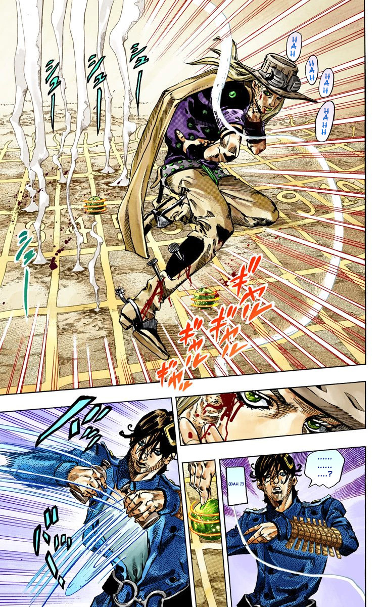 Read JoJo's Bizarre Adventure Part 7 Steel Ball Run Official Colored FR Manga Online