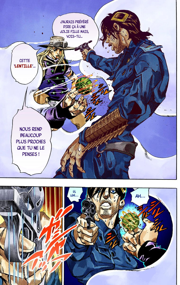 Read JoJo's Bizarre Adventure Part 7 Steel Ball Run Official Colored FR Manga Online