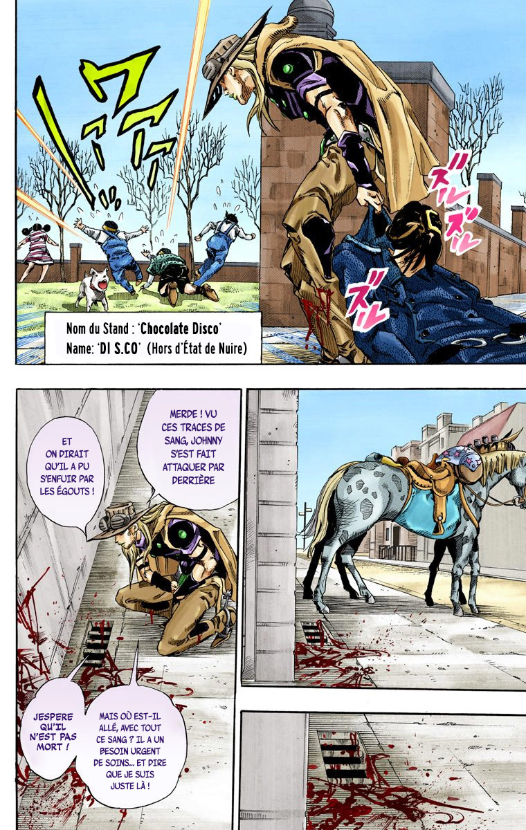 Read JoJo's Bizarre Adventure Part 7 Steel Ball Run Official Colored FR Manga Online