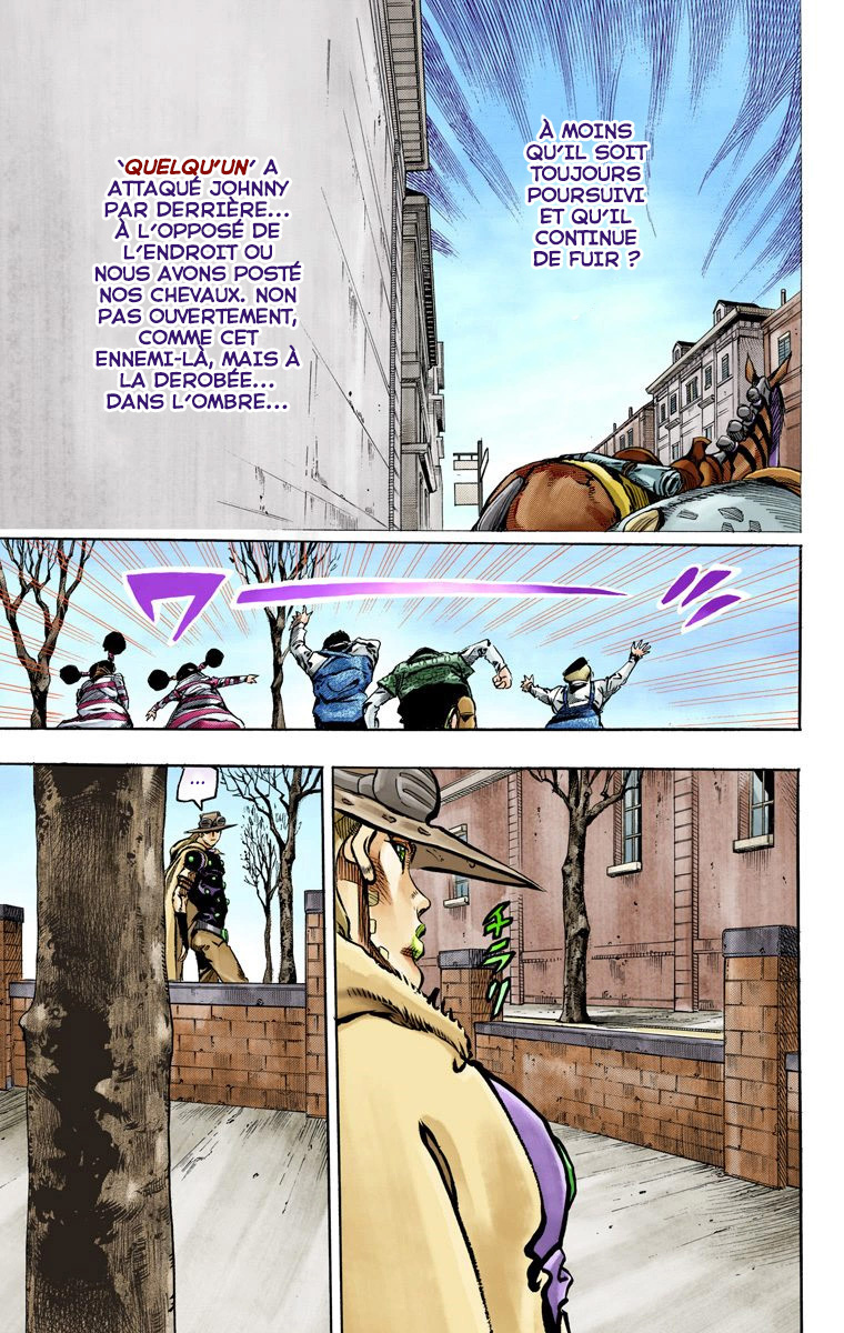 Read JoJo's Bizarre Adventure Part 7 Steel Ball Run Official Colored FR Manga Online