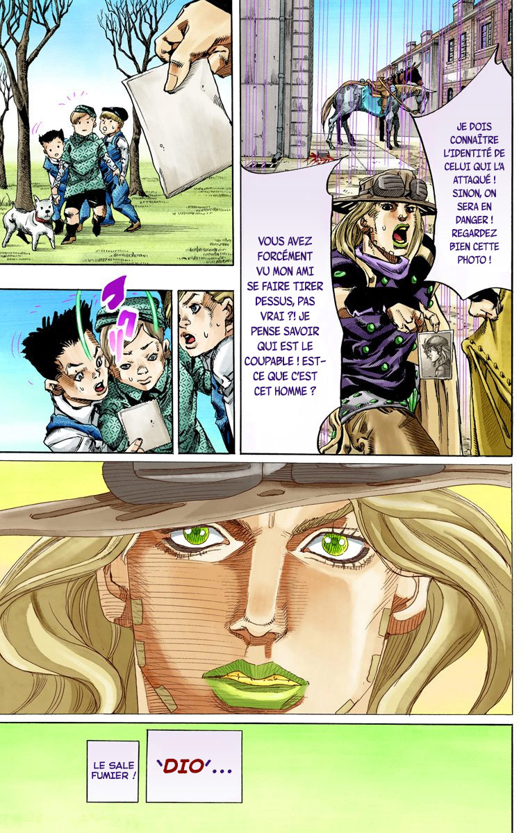 Read JoJo's Bizarre Adventure Part 7 Steel Ball Run Official Colored FR Manga Online