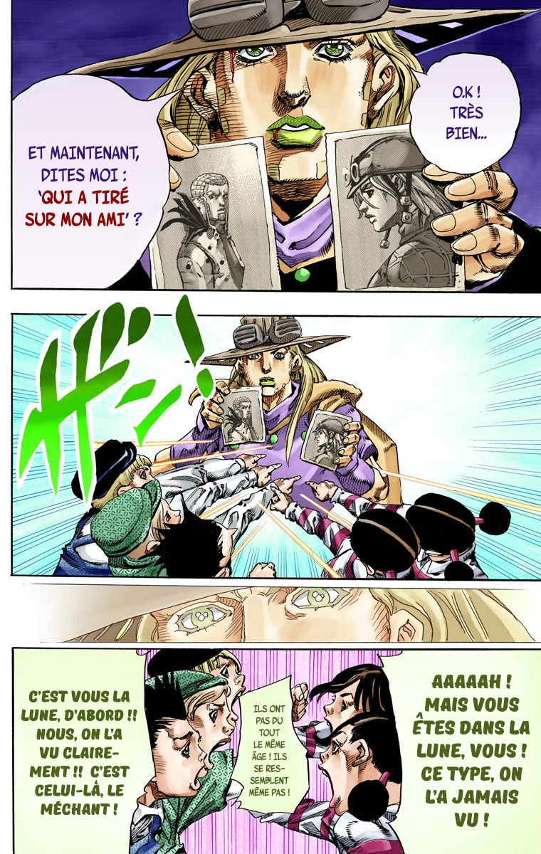 Read JoJo's Bizarre Adventure Part 7 Steel Ball Run Official Colored FR Manga Online