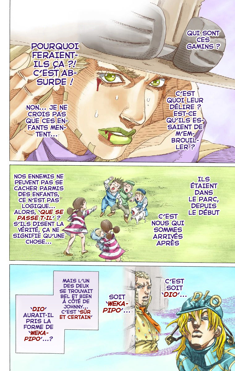 Read JoJo's Bizarre Adventure Part 7 Steel Ball Run Official Colored FR Manga Online