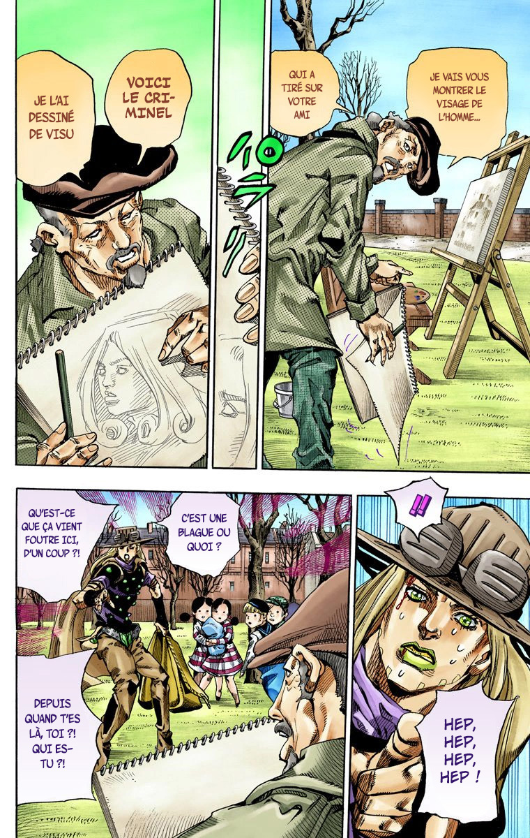 Read JoJo's Bizarre Adventure Part 7 Steel Ball Run Official Colored FR Manga Online