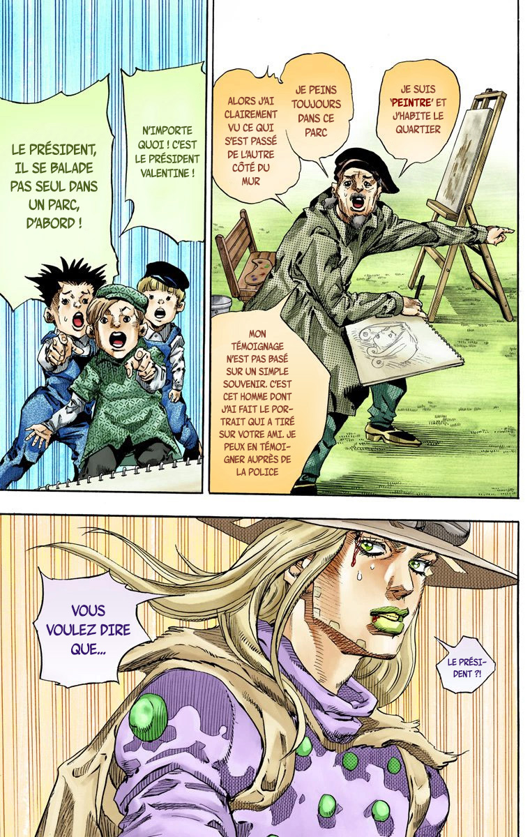 Read JoJo's Bizarre Adventure Part 7 Steel Ball Run Official Colored FR Manga Online