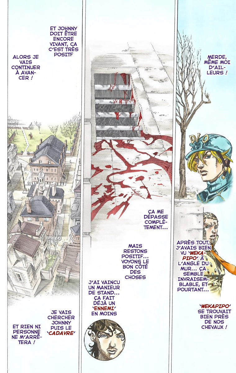 Read JoJo's Bizarre Adventure Part 7 Steel Ball Run Official Colored FR Manga Online