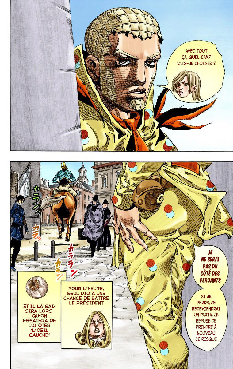 Read JoJo's Bizarre Adventure Part 7 Steel Ball Run Official Colored FR Manga Online