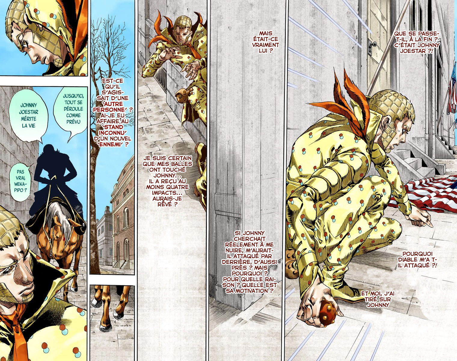 Read JoJo's Bizarre Adventure Part 7 Steel Ball Run Official Colored FR Manga Online