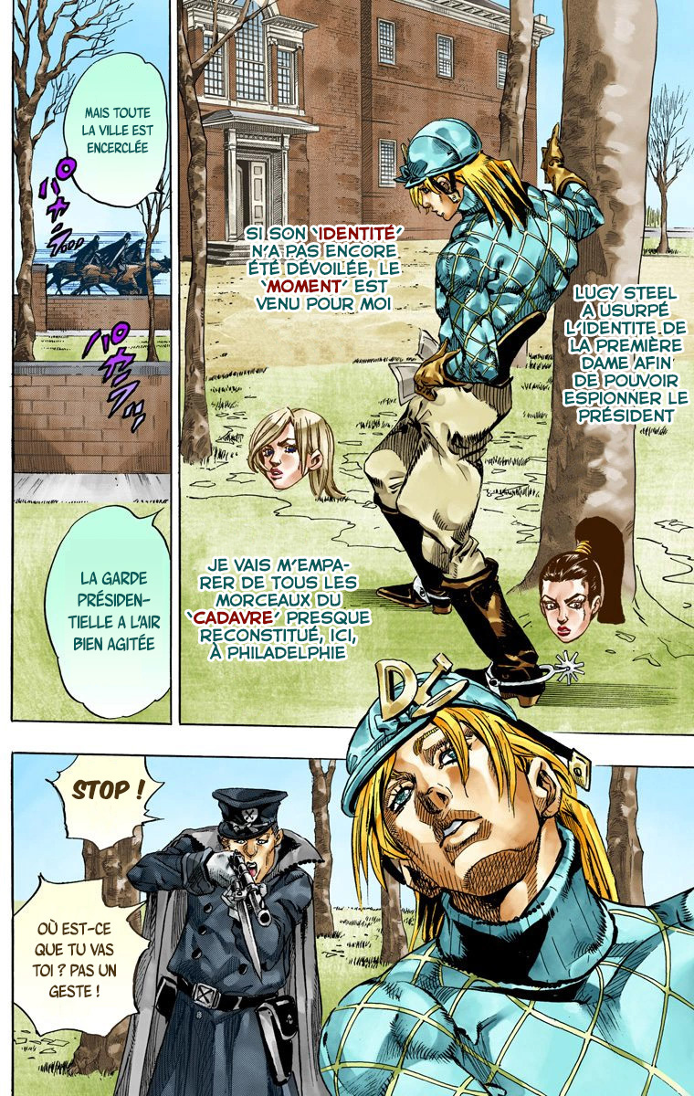 Read JoJo's Bizarre Adventure Part 7 Steel Ball Run Official Colored FR Manga Online