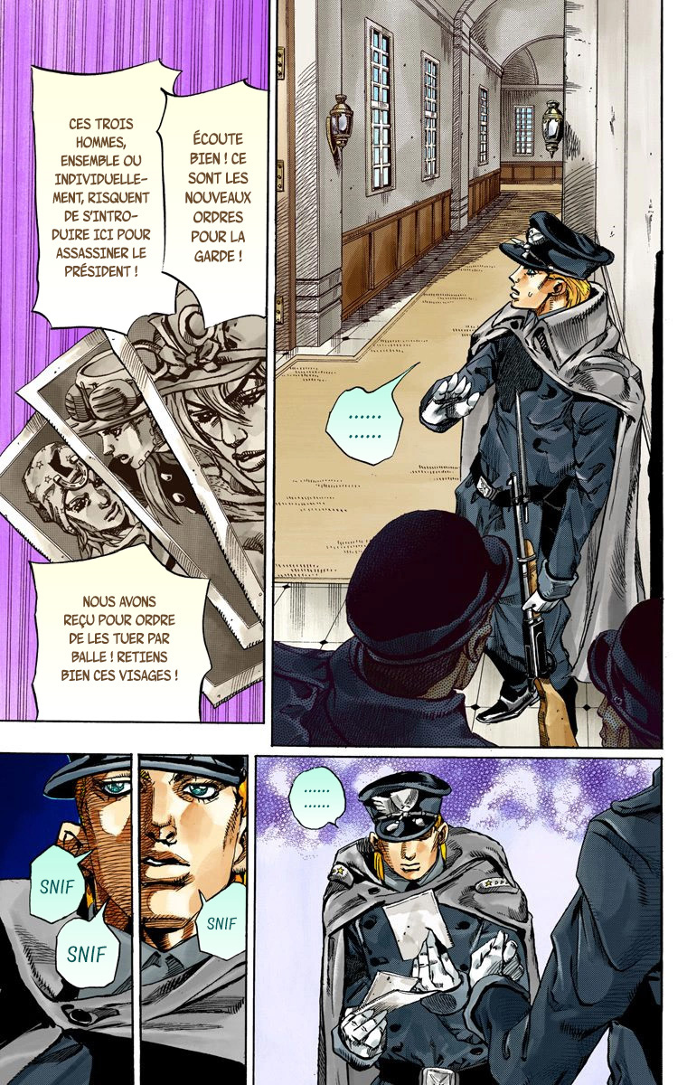 Read JoJo's Bizarre Adventure Part 7 Steel Ball Run Official Colored FR Manga Online