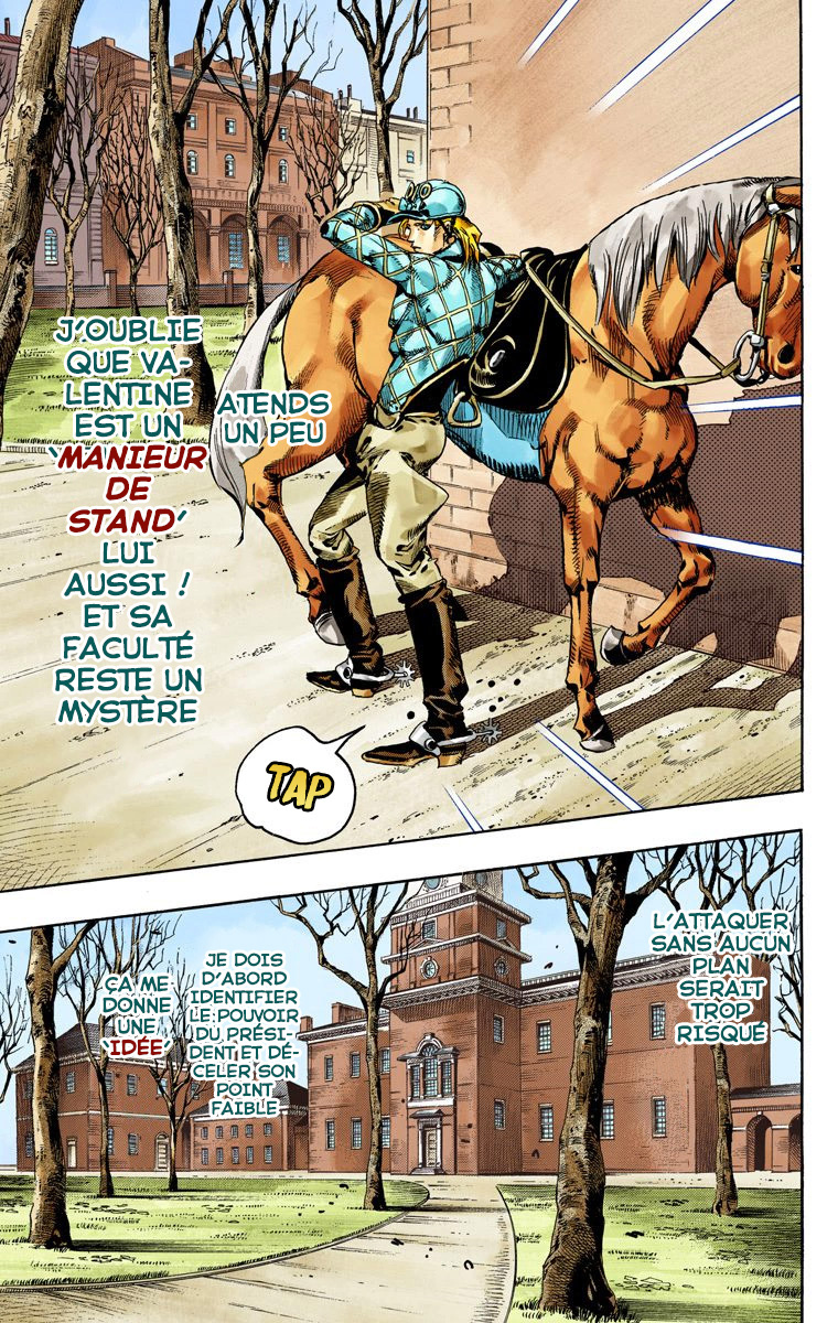 Read JoJo's Bizarre Adventure Part 7 Steel Ball Run Official Colored FR Manga Online