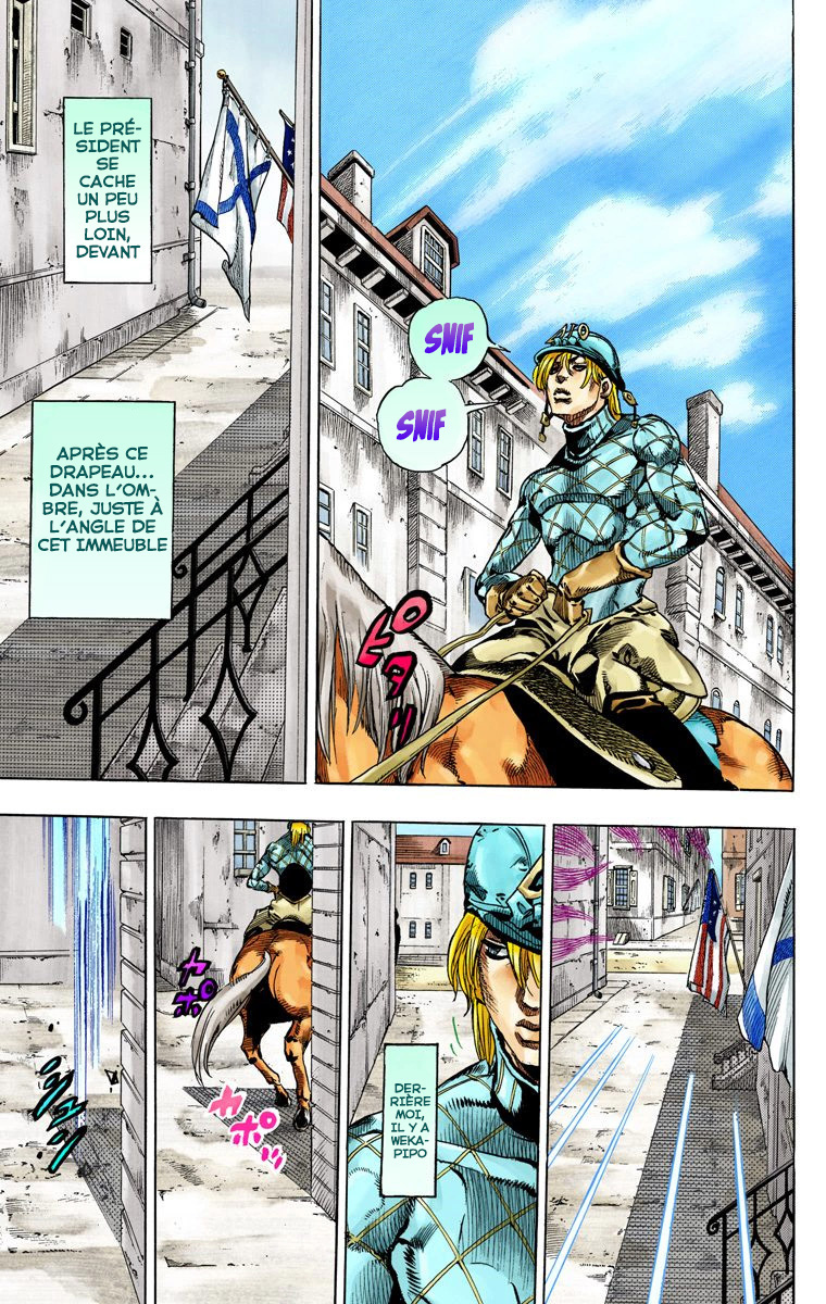 Read JoJo's Bizarre Adventure Part 7 Steel Ball Run Official Colored FR Manga Online