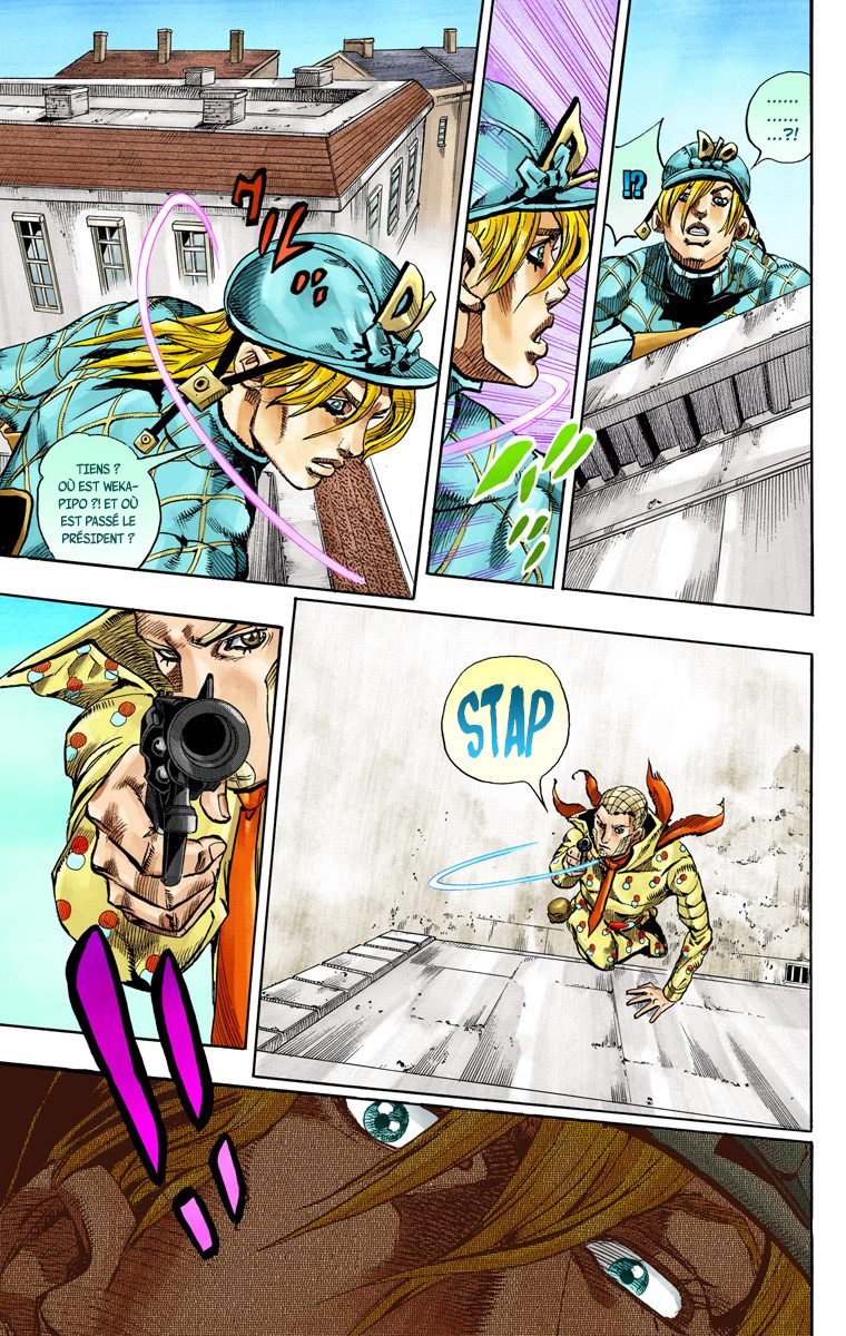 Read JoJo's Bizarre Adventure Part 7 Steel Ball Run Official Colored FR Manga Online