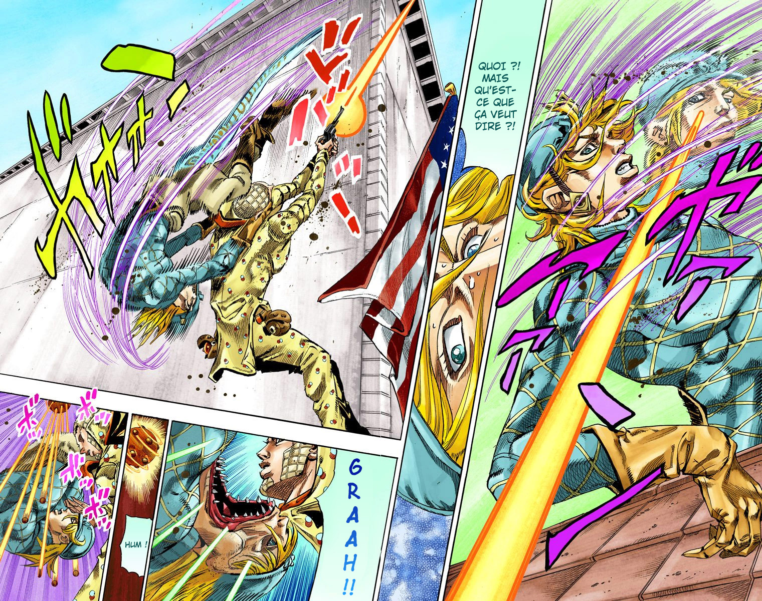 Read JoJo's Bizarre Adventure Part 7 Steel Ball Run Official Colored FR Manga Online